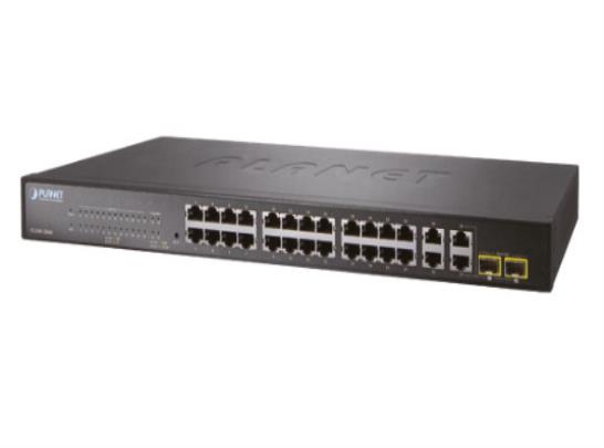 Planet FGSW-2840 24 Port 10/100TX + 4 Port Gigabit Managed Switch with 2 Combo 100/1000X SFP Ports